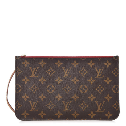 Louis Vuitton Monogram Neverfull MM GM Pochette Cherry 1 of 10