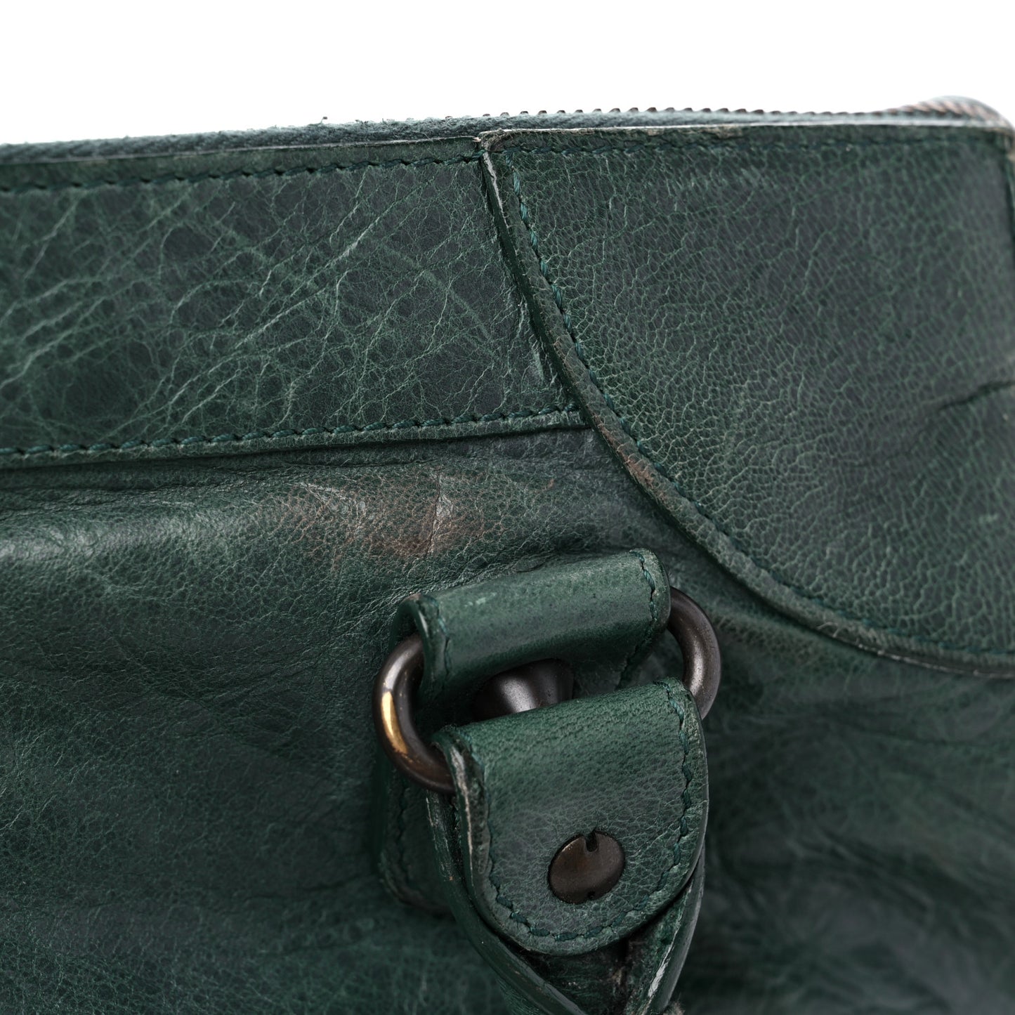 Agneau Classic Hardware Trapeze Vert Menthe