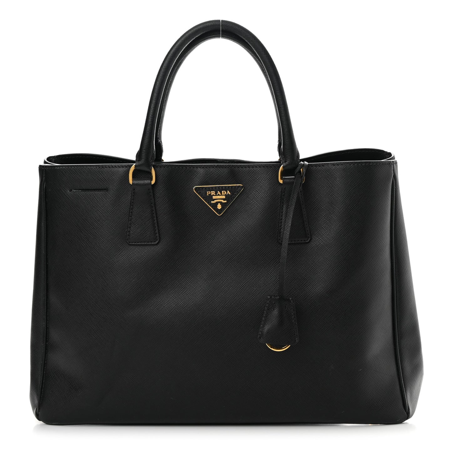 Saffiano Lux Large Tote Black