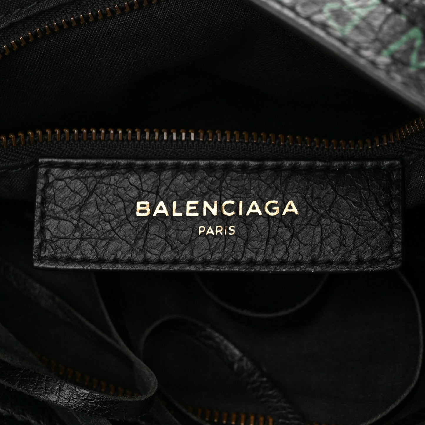 Agneau Graffiti All Over Classic Hardware S City Black Multicolor