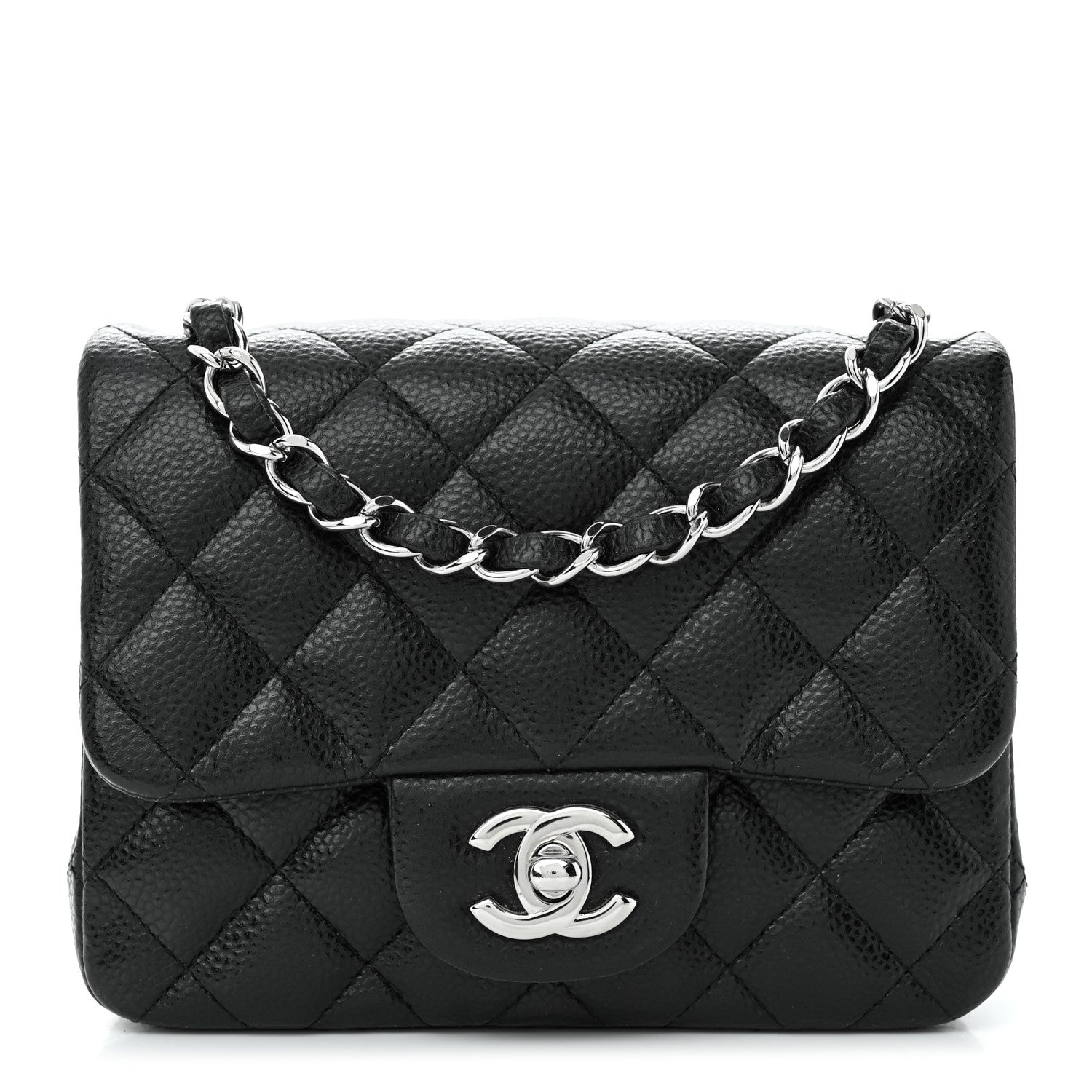Chanel Caviar Quilted Mini Square Flap Black 1 of 10