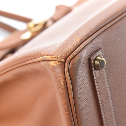 Hermes Courchevel Birkin 35 Gold 38 of 44