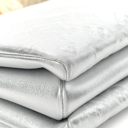 Louis Vuitton Metallic Lambskin Embossed Monogram Coussin PM Silver 11 of 14