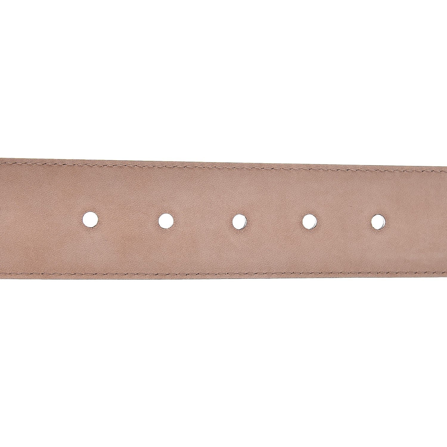 Gucci Soft Microguccissima Margaux Calfskin Belt 85 34 Mineral Blue 6 of 7