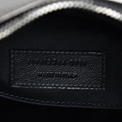 Saint Laurent Metallic Calfskin Matelasse Monogram Lou Camera Bag Silver 6 of 10