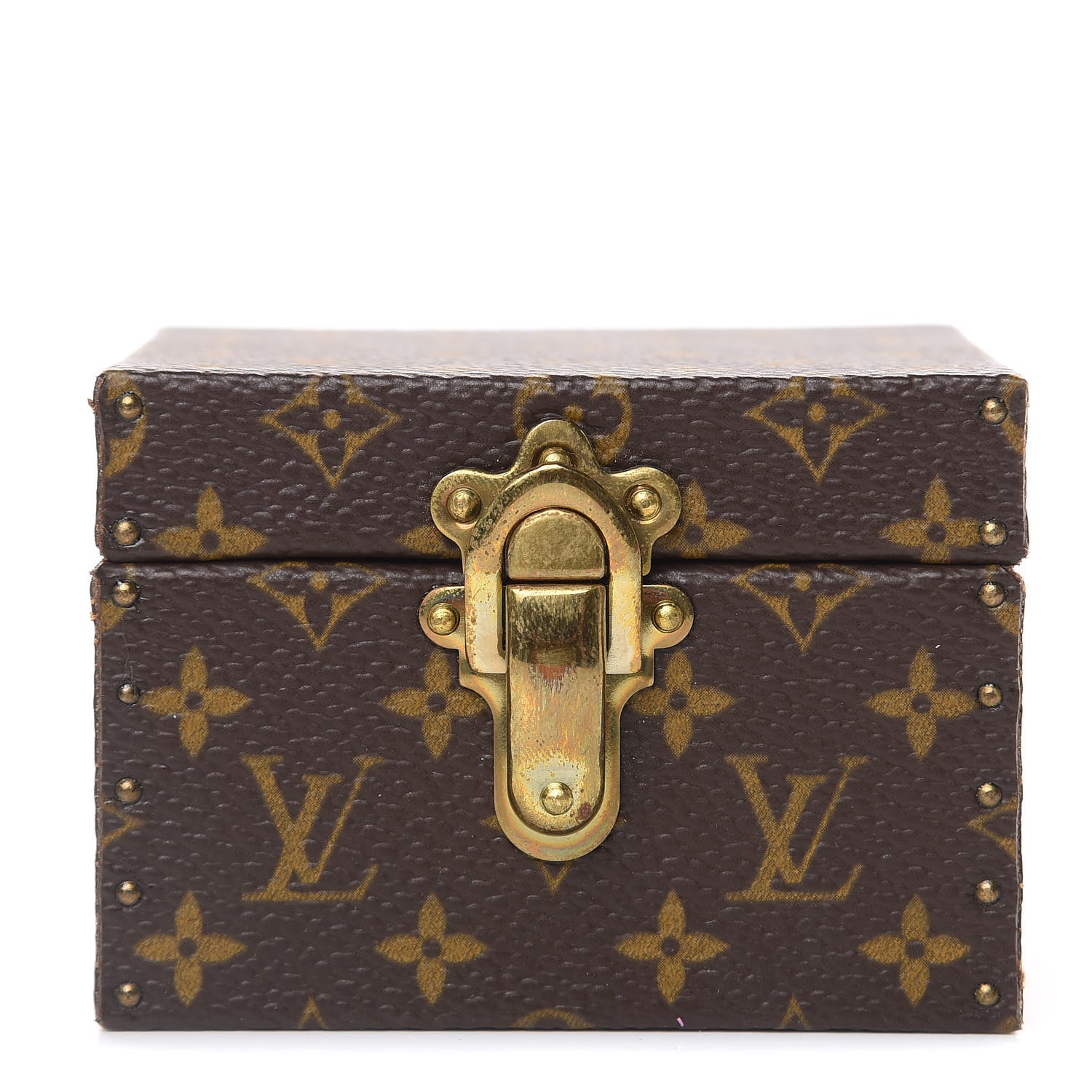 Louis Vuitton Monogram Ring Box Mini Trunk Case 1 of 8