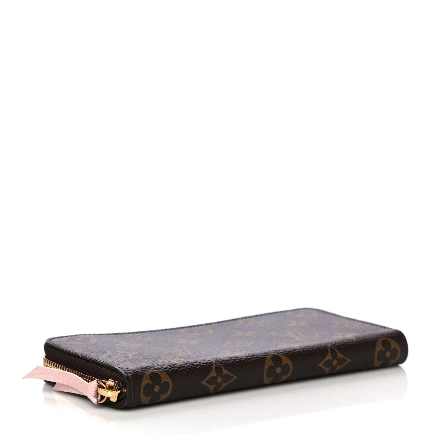 Monogram Clemence Wallet Rose Ballerine