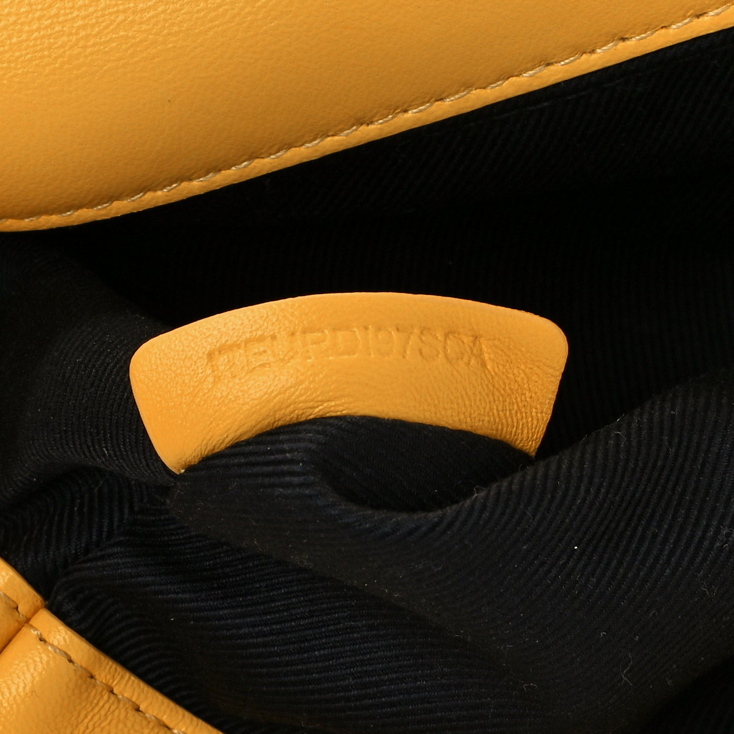 Lambskin Quilted Small Lola Bag Deep Saffron