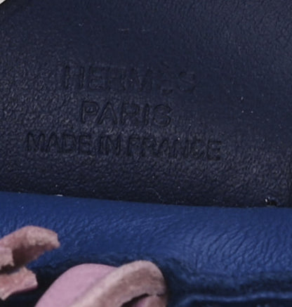 Hermes Milo Lambskin Grigri Rodeo Pegase Horse Bag Charm PM PM Bleu France Mauve Sylvestre Bleu Saphir 3 of 5