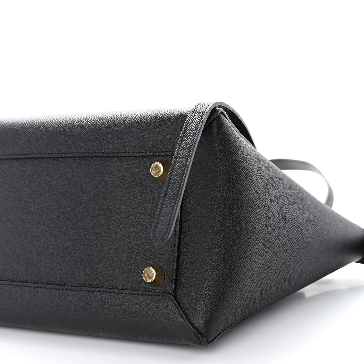 Grained Calfskin Mini Belt Bag Black