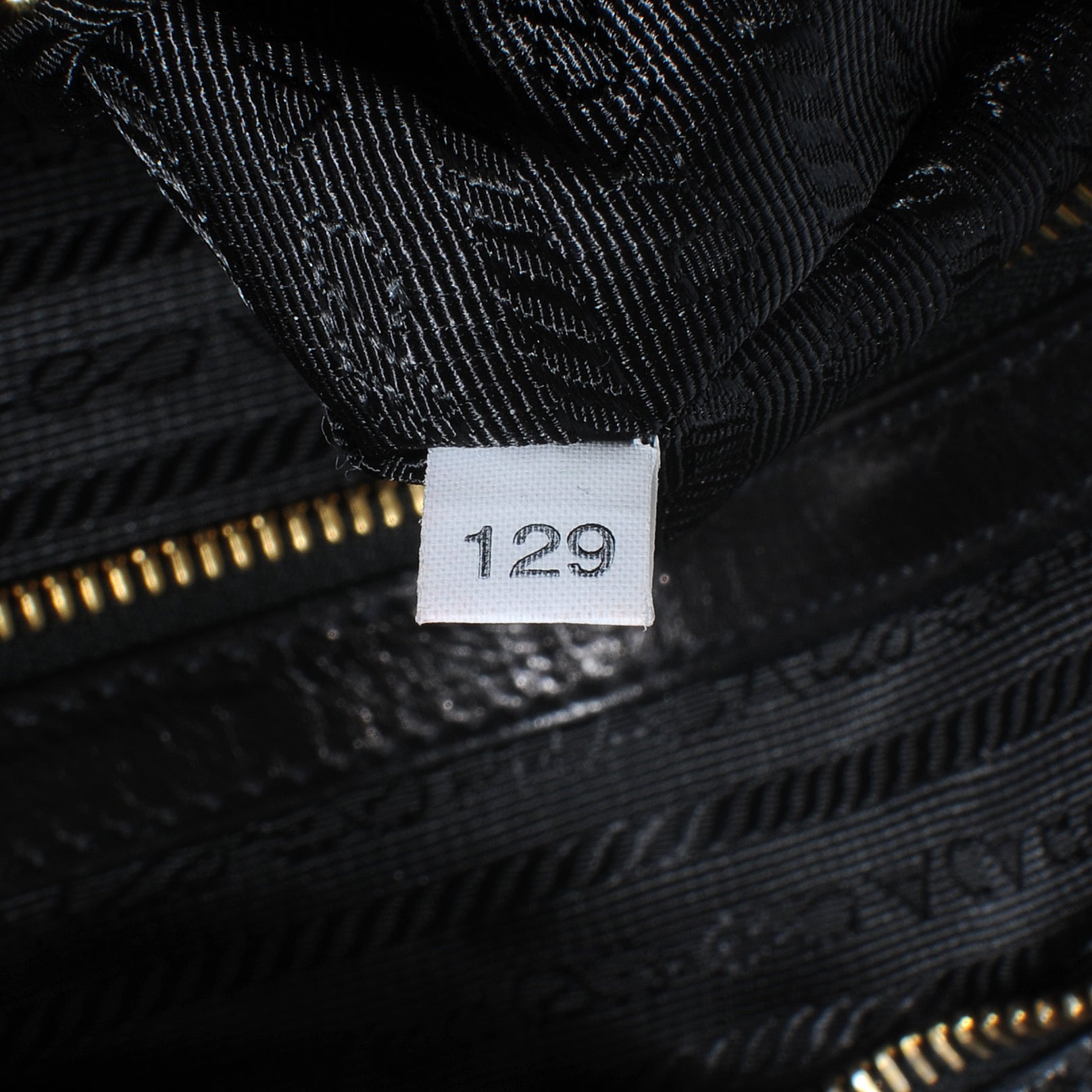 Prada Glace Calf Large Dome Satchel Black 9 of 12