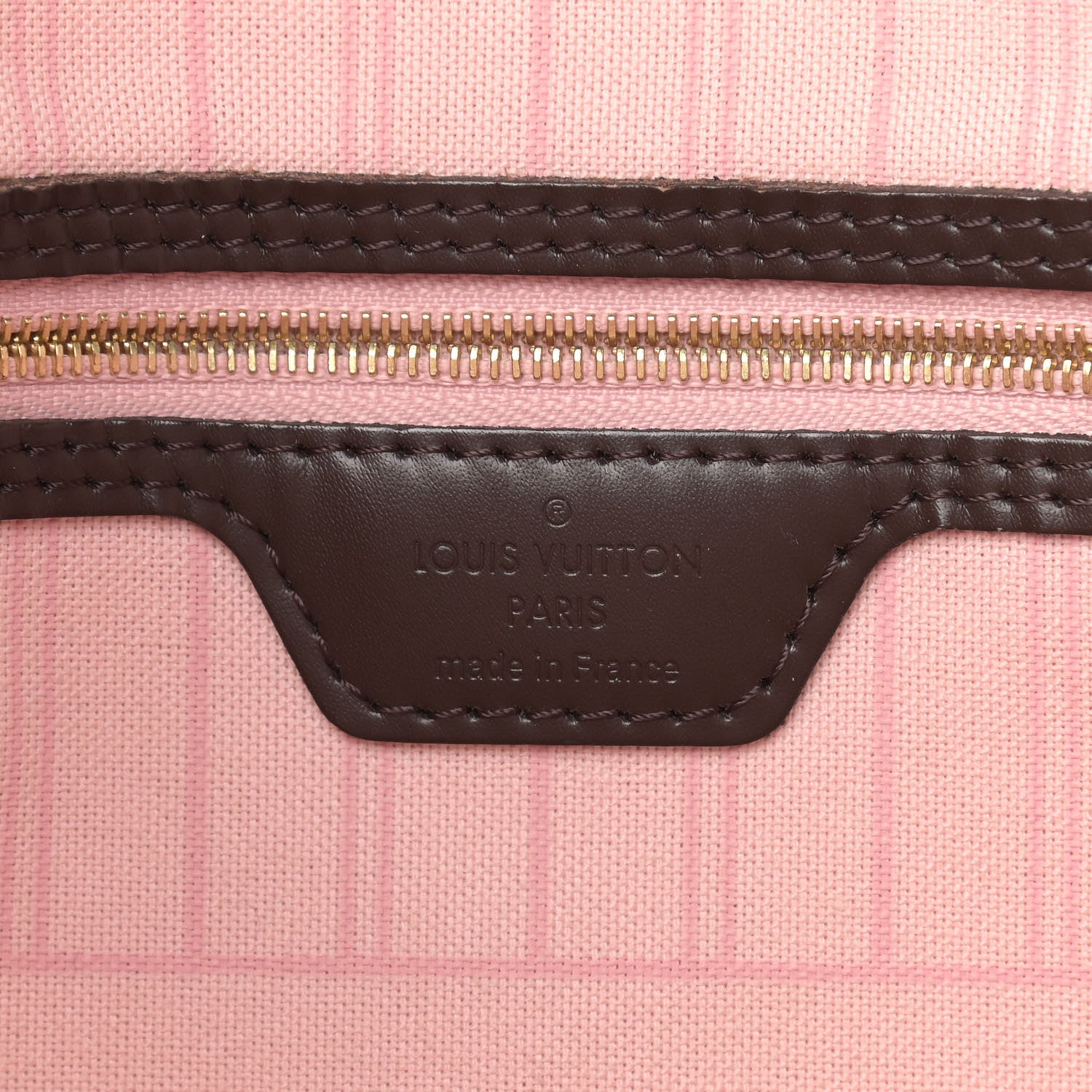 Louis Vuitton Damier Ebene Neo Neverfull MM Rose Ballerine 6 of 11