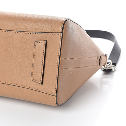 Givenchy Sugar Goatskin Small Tri-Color Antigona Beige Black Brown 9 of 9