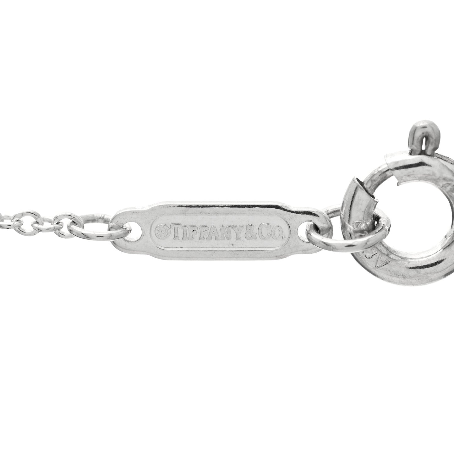 Sterling Silver Letter A Disc Pendant Necklace