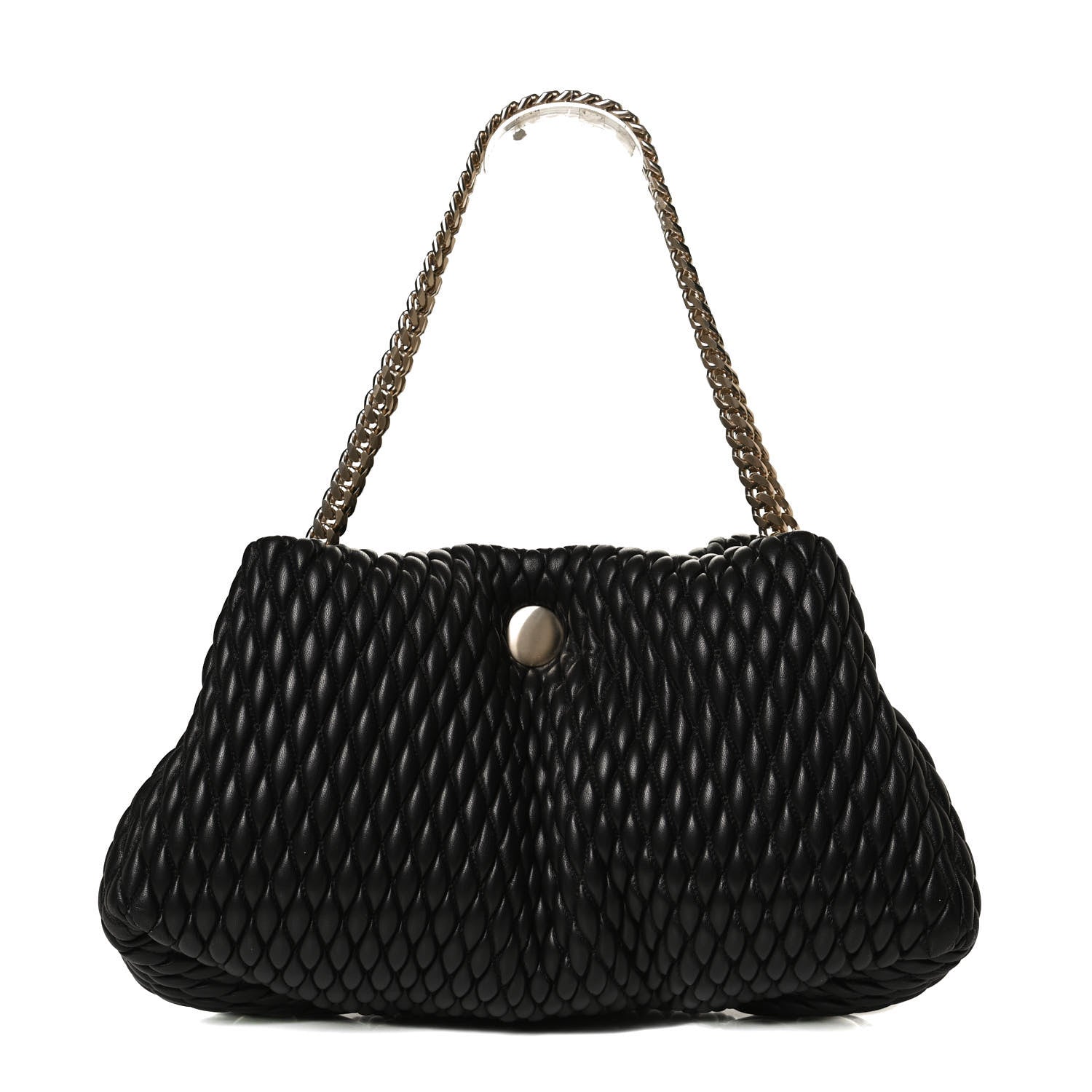Proenza Schouler Lambskin Quilted Tobo Chain Shoulder Bag Black 1 of 9