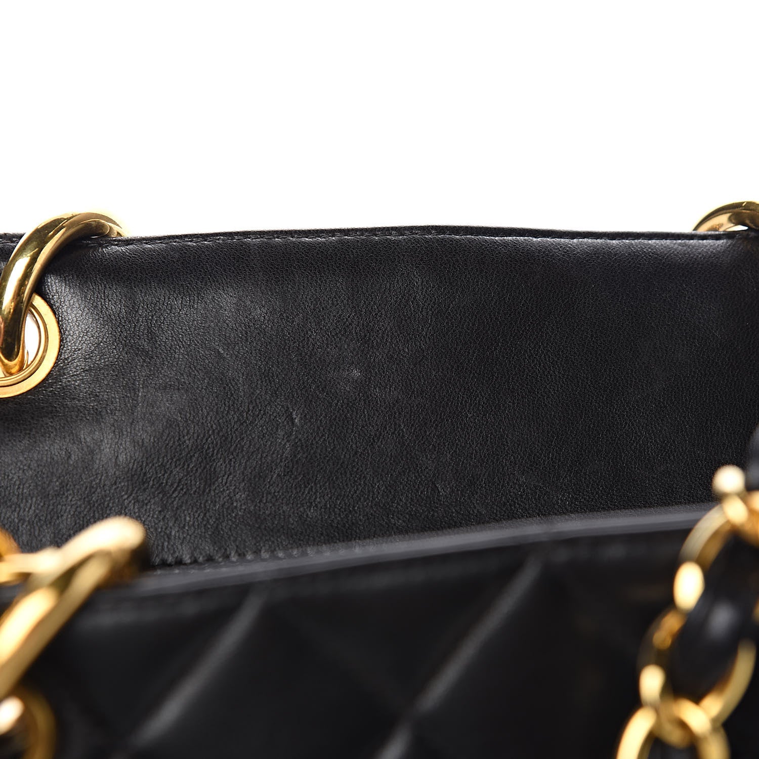 Chanel Lambskin Quilted Grand Shopping Tote GST Black 15 of 15