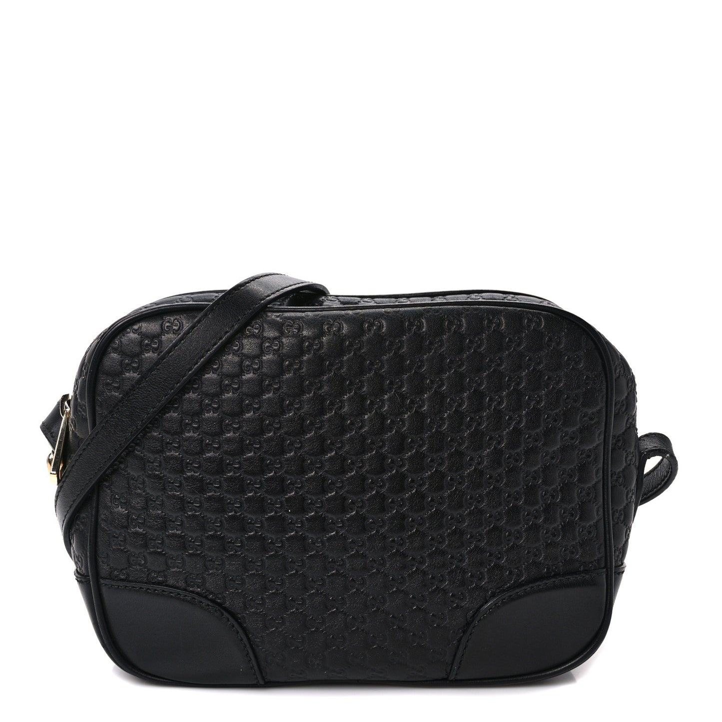 Microguccissima Mini Bree Messenger Bag Black