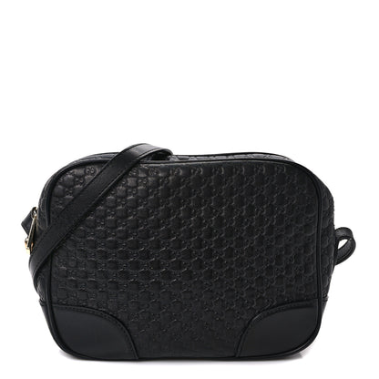 Gucci Microguccissima Mini Bree Messenger Bag Black 1 of 9