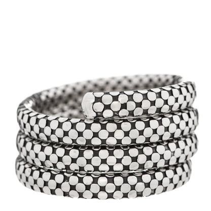 John Hardy Sterling Silver Dot Triple Coil Bracelet 1 of 5