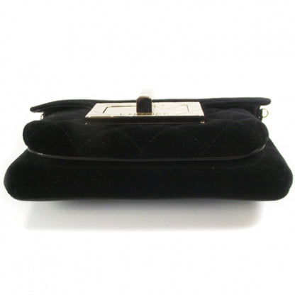 Chanel Velvet Quilted 2.55 Evening Clutch Bag 4 of 9