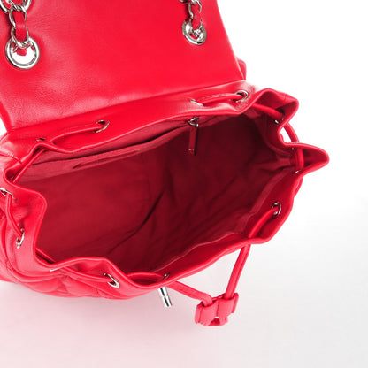 Chanel Lambskin Quilted Small Urban Spirit Backpack Red 5 of 7