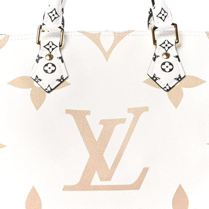 Louis Vuitton Monogram Giant Speedy Bandouliere 30 Kaki Beige 7 of 11
