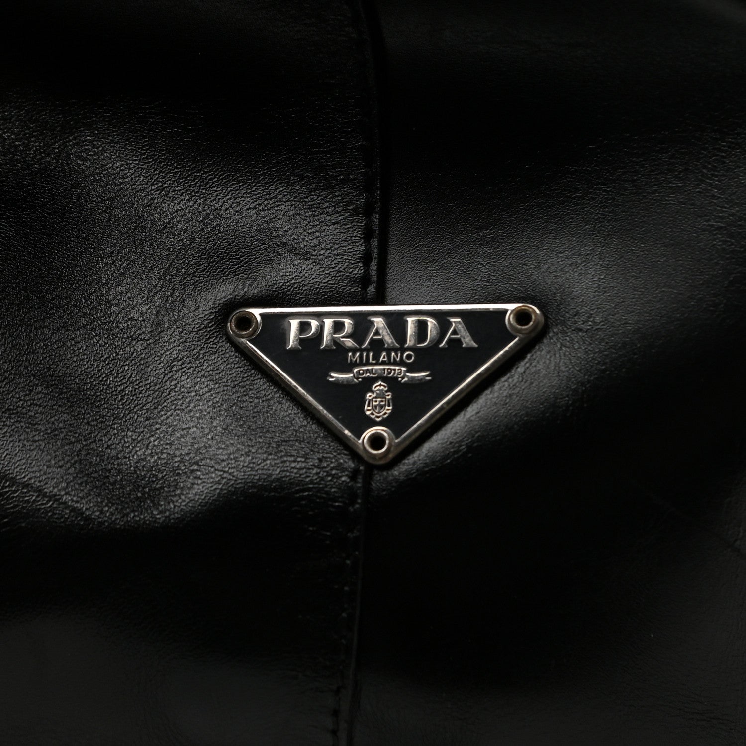 Prada Tessuto Nylon Calfskin Duffle Black 8 of 20