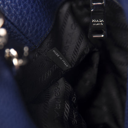 Prada Vitello Daino Side Pocket Tote Inchiostro 11 of 12