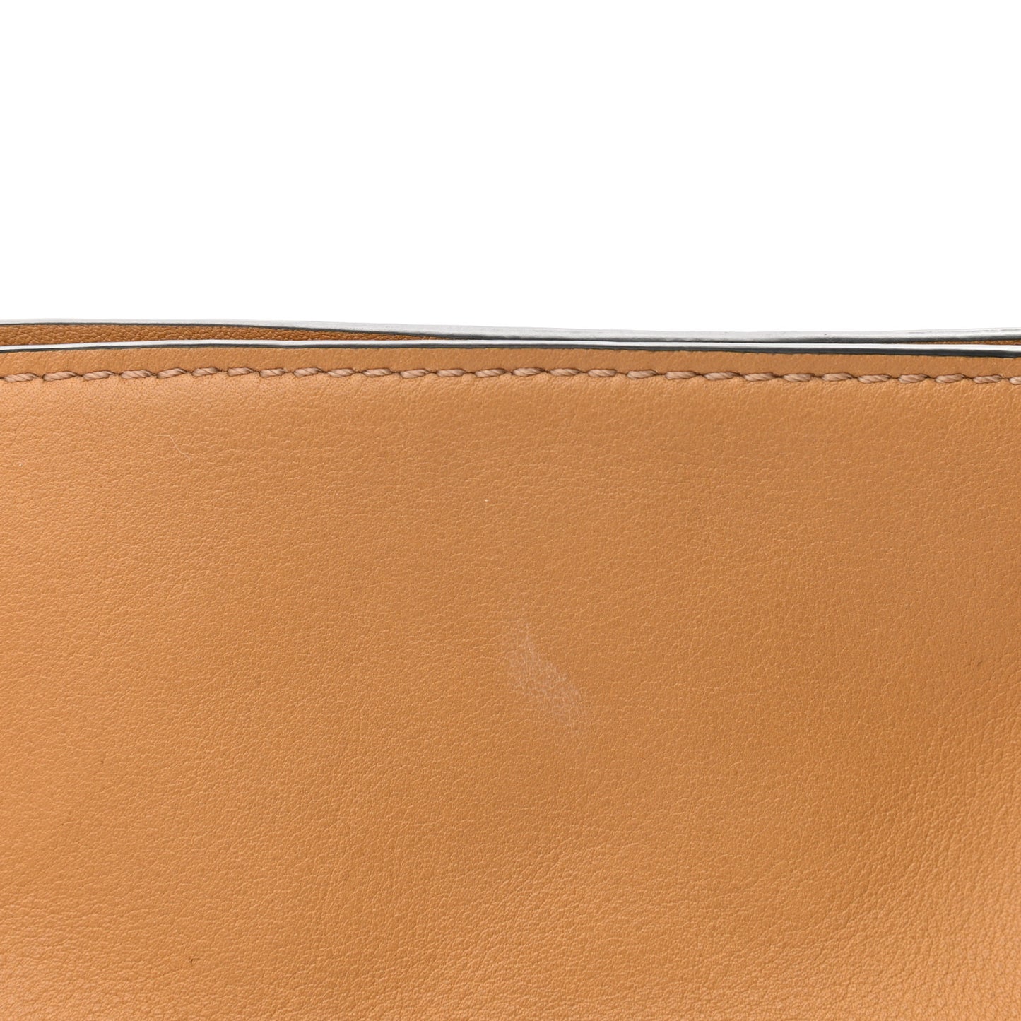 Calfskin Mini Flamenco Knot Clutch Warm Desert
