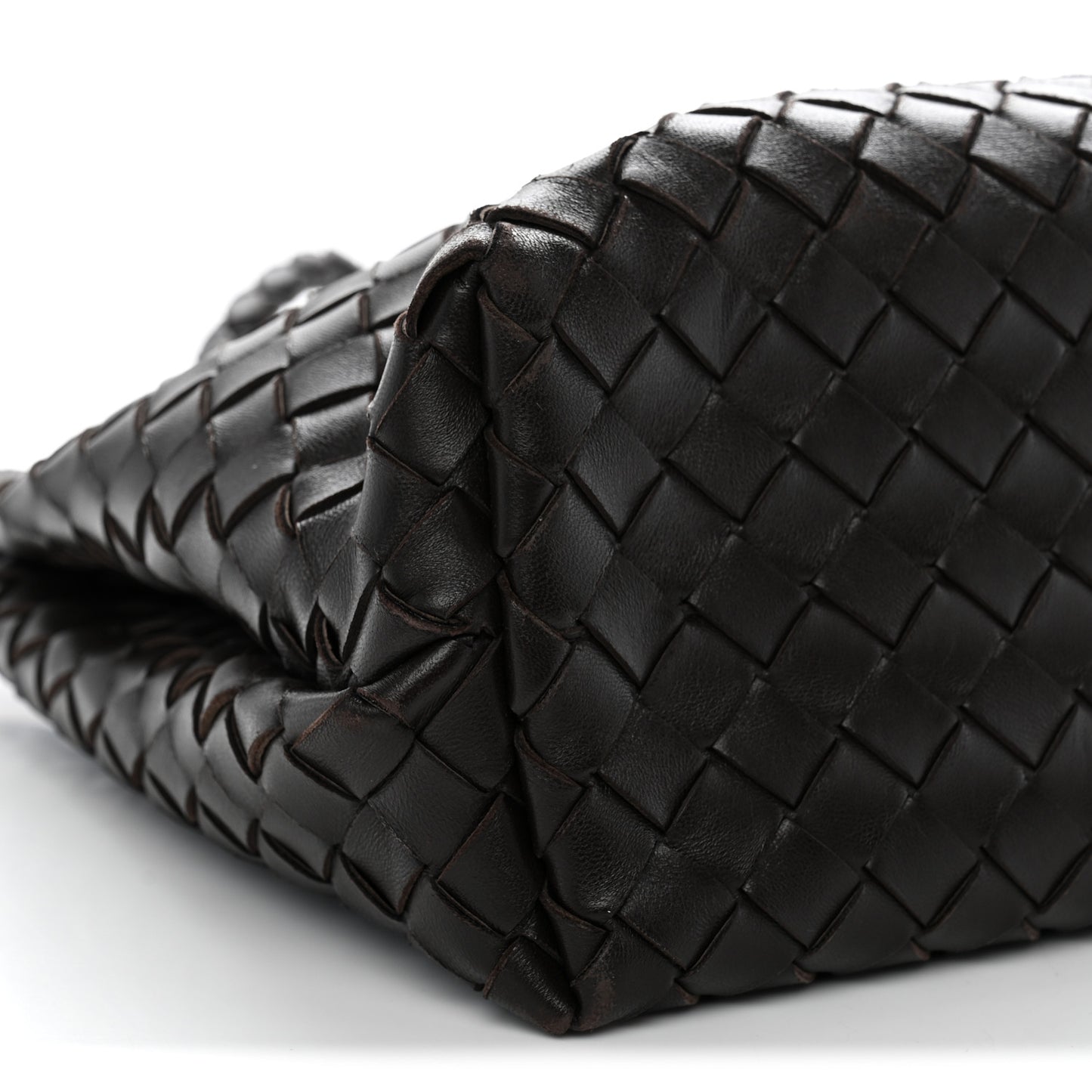 Nappa Intrecciato Medium Andiamo Shoulder Bag Fondant