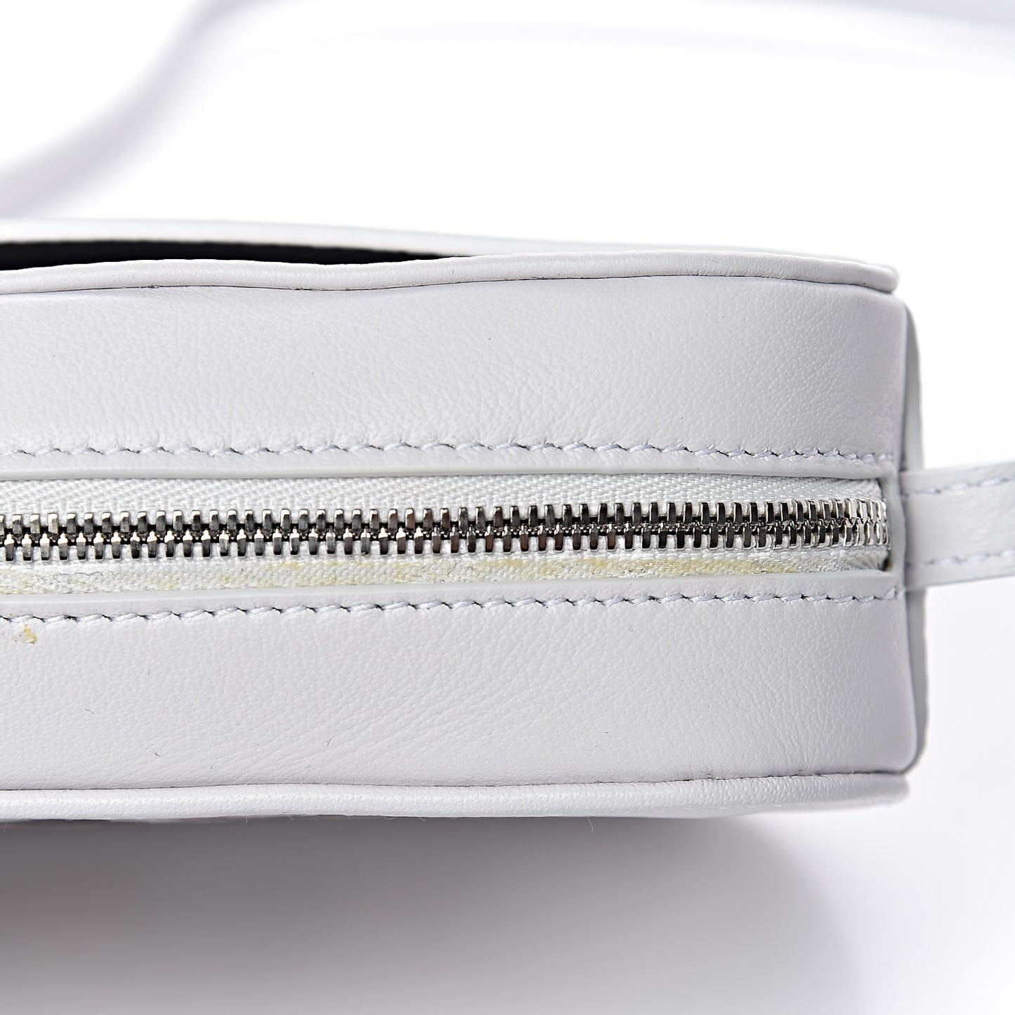 Calfskin Kittens Logo XS Everyday Camera Bag White