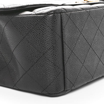 Chanel Caviar Quilted Maxi Double Flap Black 9 of 11