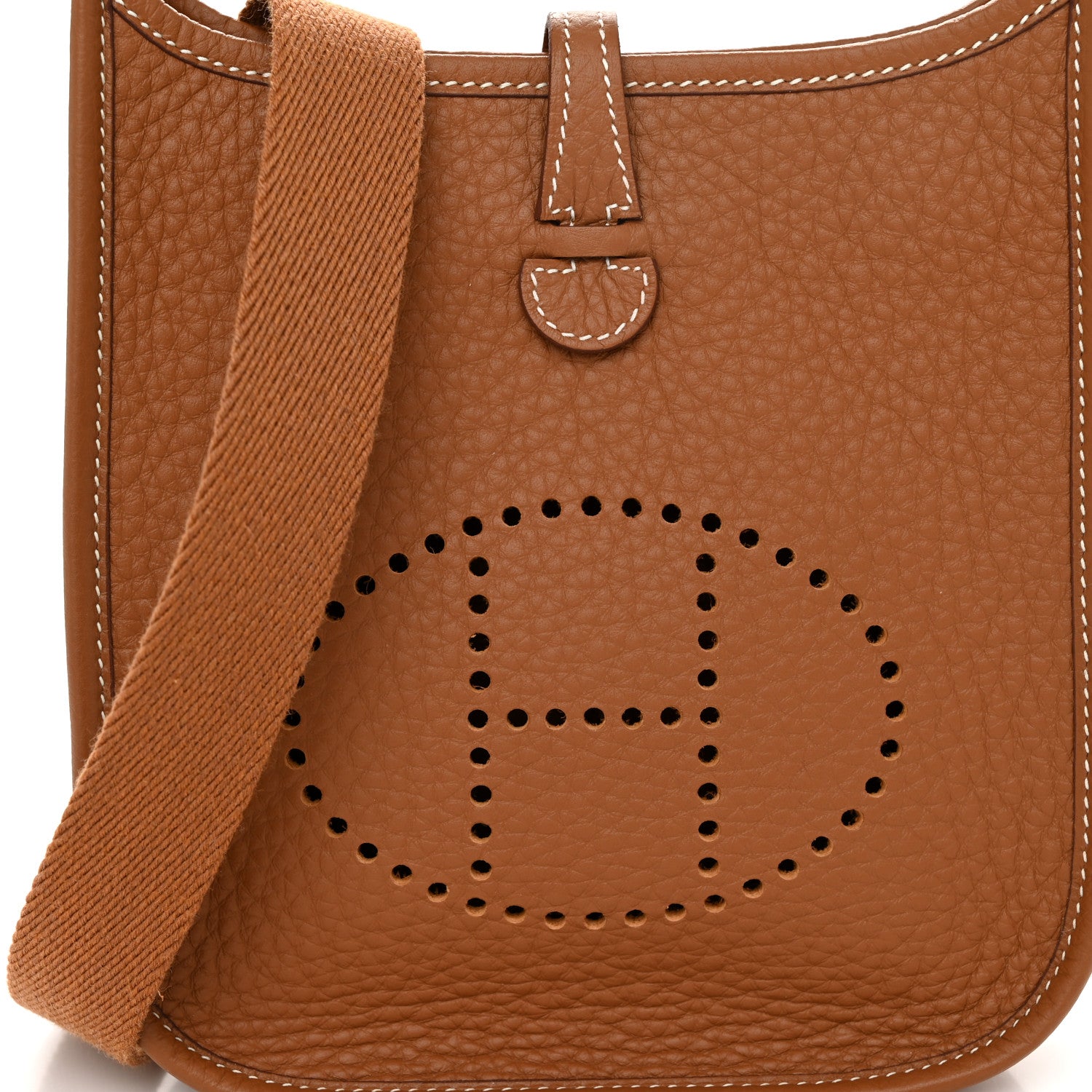 Hermes Taurillon Clemence Evelyne TPM Gold 8 of 11