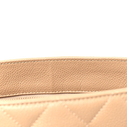 Chanel Caviar Quilted Medallion Tote Beige 12 of 13