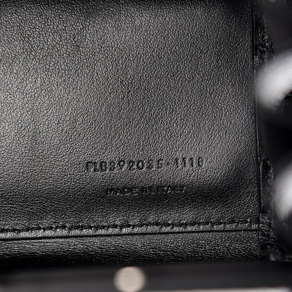 Saint Laurent Calfskin Crocodile Embossed Nano Sac De Jour Black 6 of 9