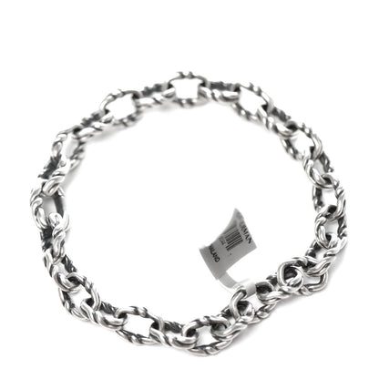 David Yurman Sterling Silver 8mm Twist Link Chain Bracelet 3 of 4