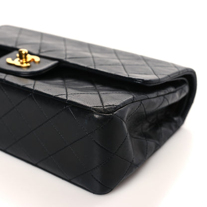 Chanel Lambskin Quilted Medium Double Flap Black 9 of 10