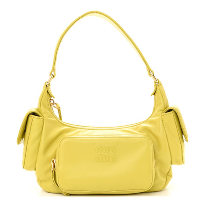 Miu Miu Nappa Pocket Bag Cedro 1 of 10