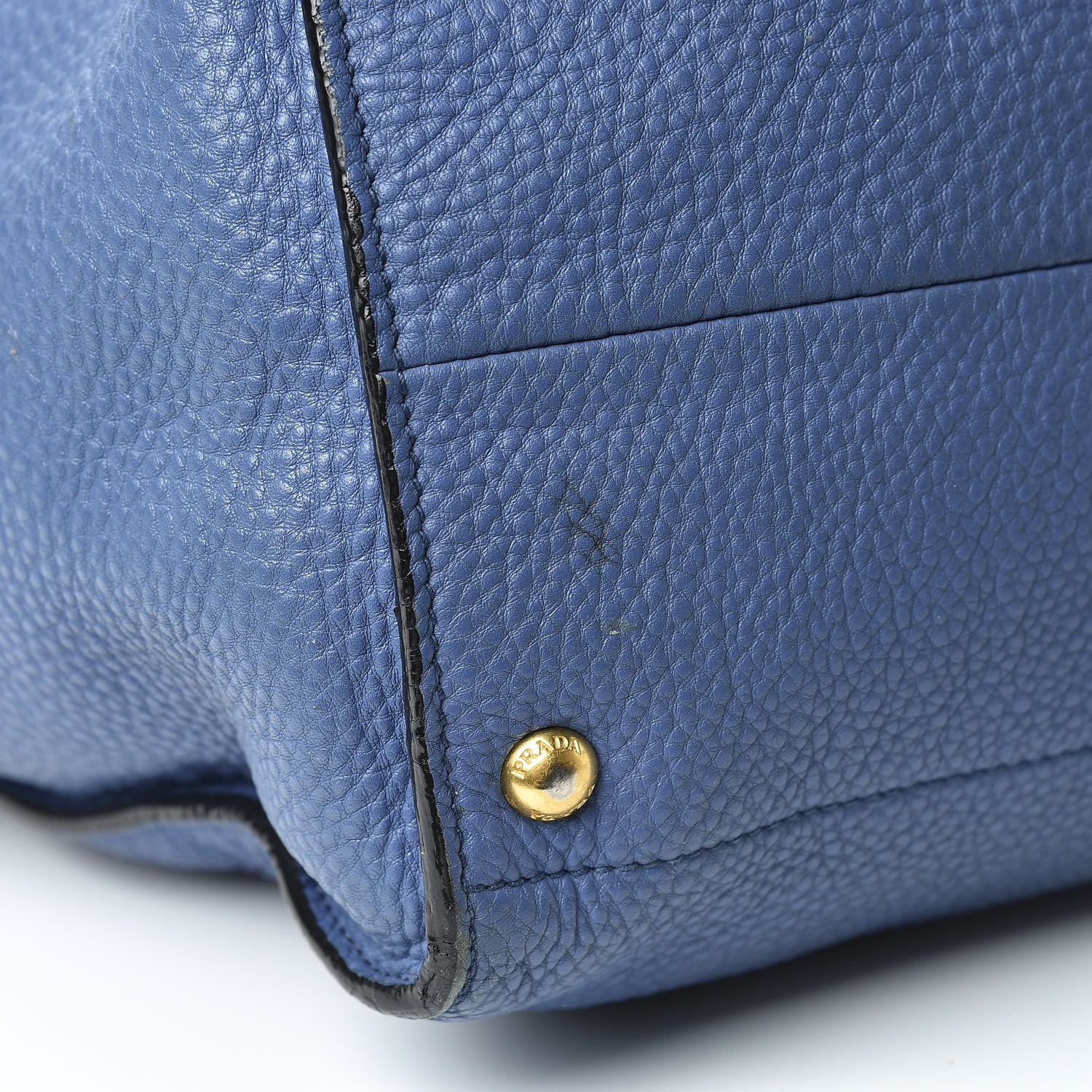 Prada Vitello Daino Tote Cobalto 18 of 23