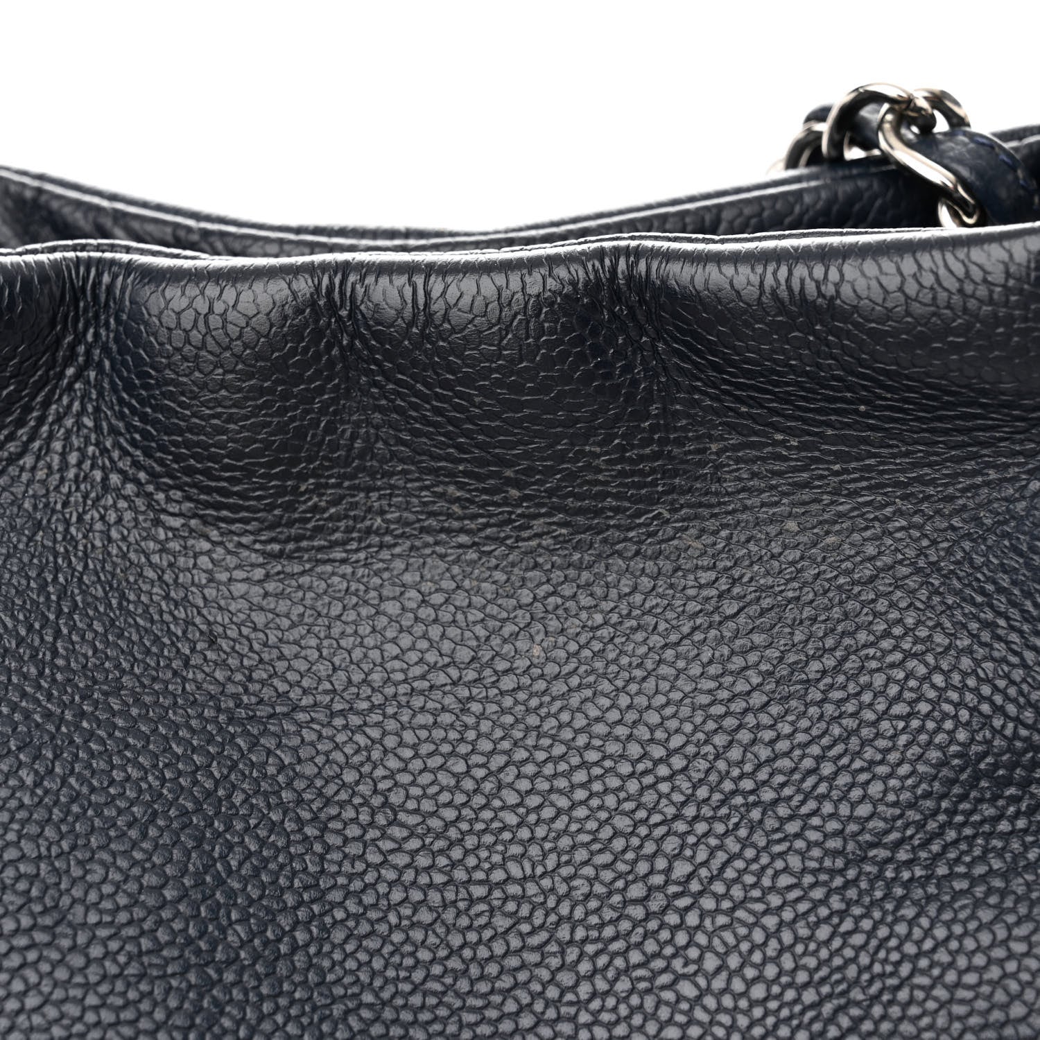 Chanel Caviar CC Timeless Shopping Tote Navy 13 of 15