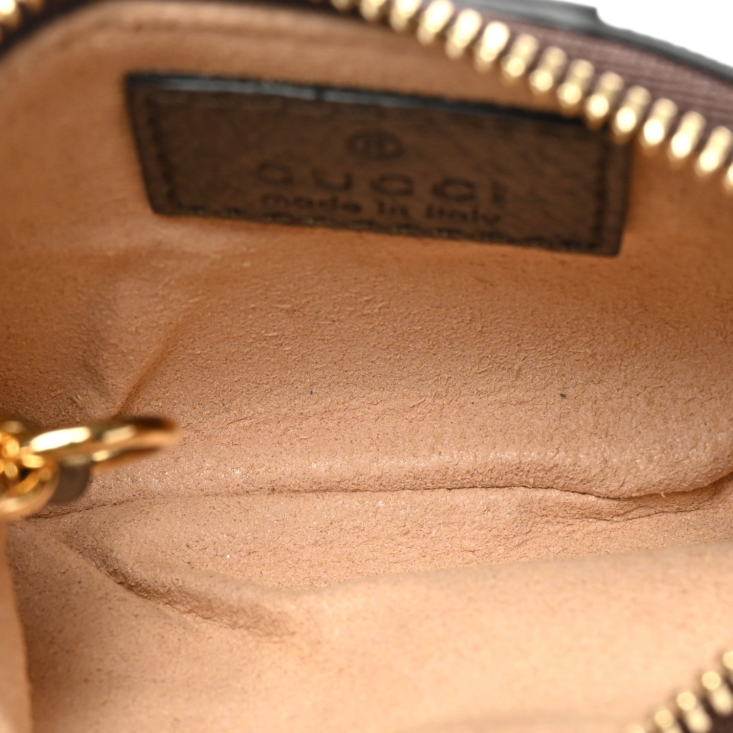 Gucci GG Supreme Monogram Web Ophidia Key Case Beige New Acero 5 of 9