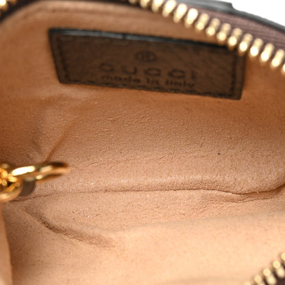 Gucci GG Supreme Monogram Web Ophidia Key Case Beige New Acero 5 of 9