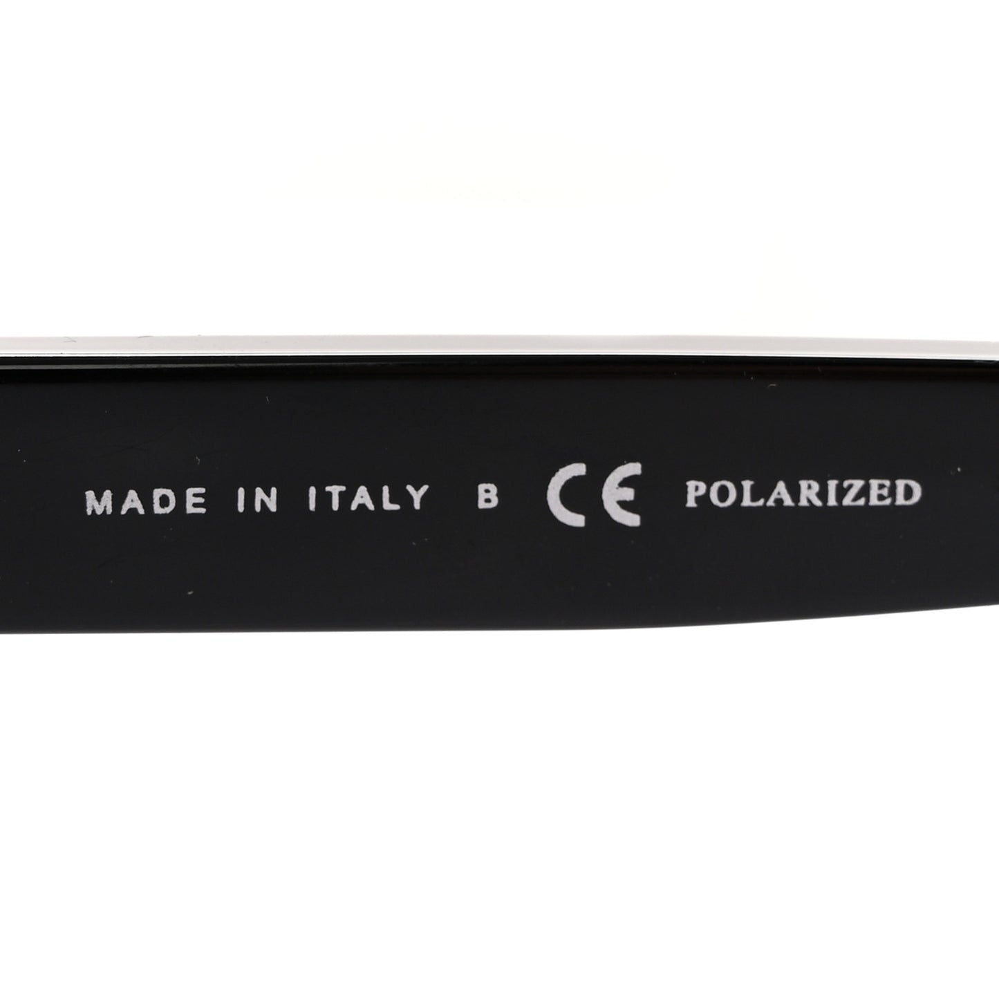 Acetate Polarized Square Sunglasses 5417 Black