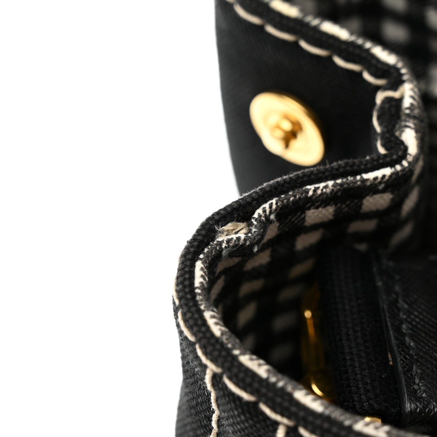 Prada Canapa Small Logo Tote Black Talco 11 of 14
