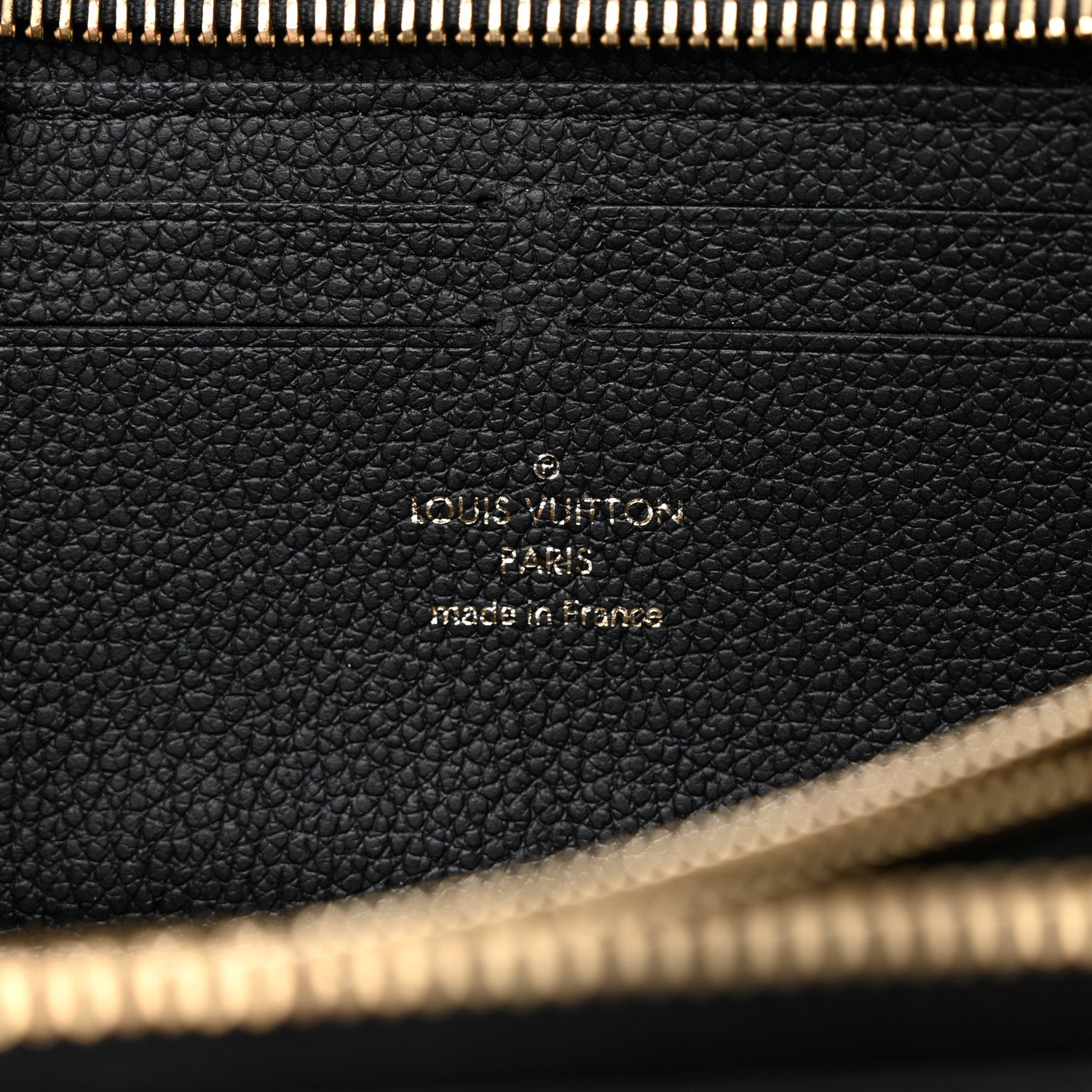 Louis Vuitton Empreinte Clemence Wallet Black 6 of 7