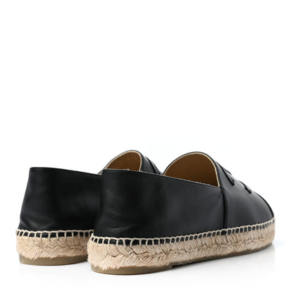 Chanel Lambskin CC Espadrilles 41 Black 4 of 7