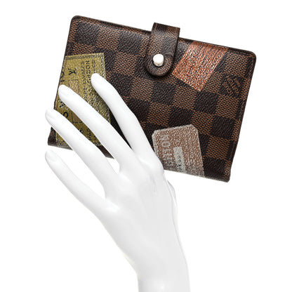 Louis Vuitton Damier Ebene Labels Small Ring Agenda Cover 2 of 7