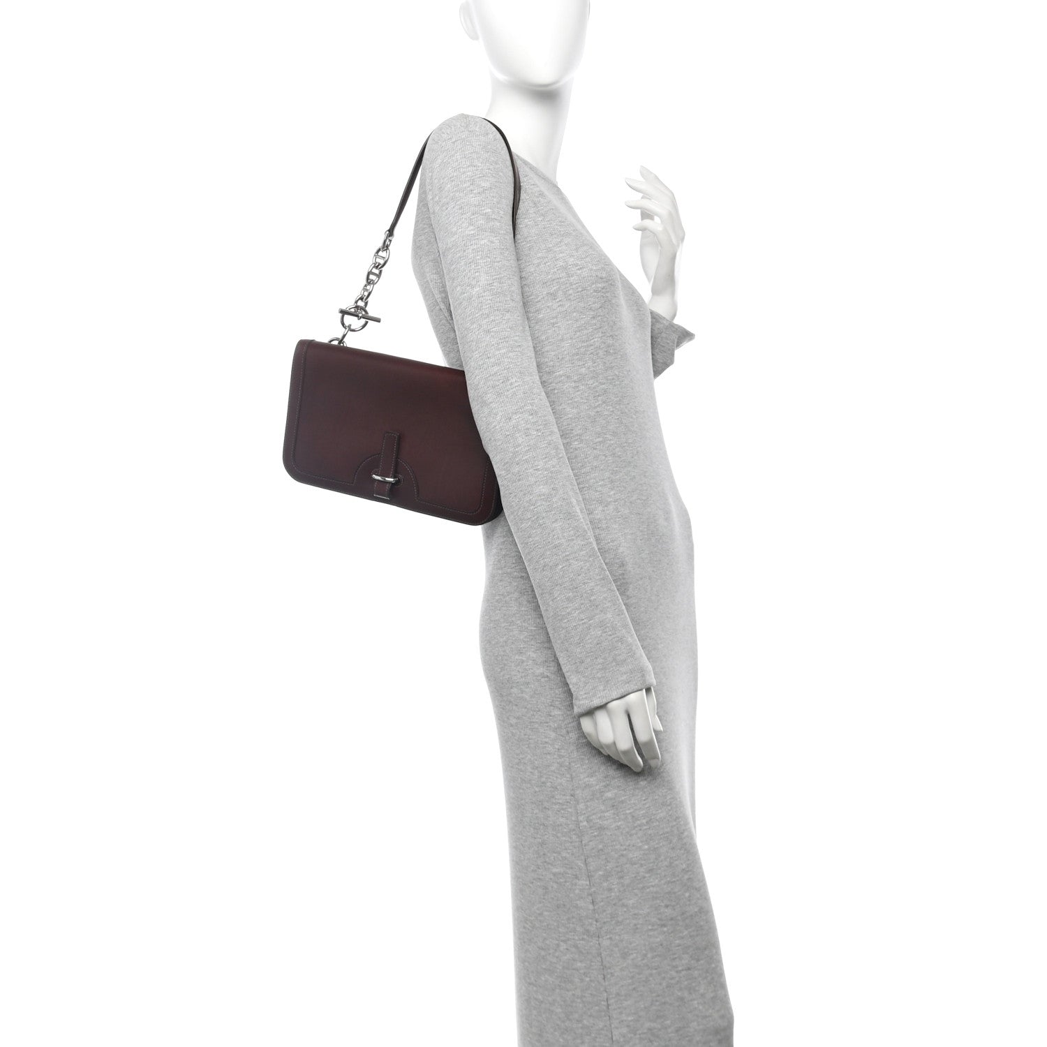 Hermes Evergrain Sac Chaine D'Ancre Shoulder Bag Havane 2 of 11