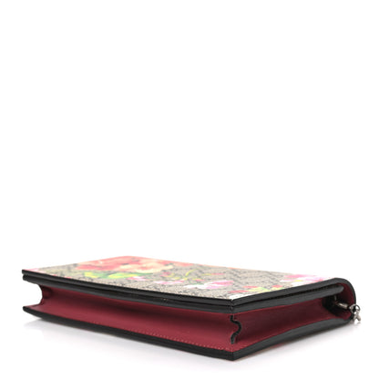 Gucci GG Supreme Monogram Blooms Chain Wallet Beige Multicolor Dry Rose 7 of 7