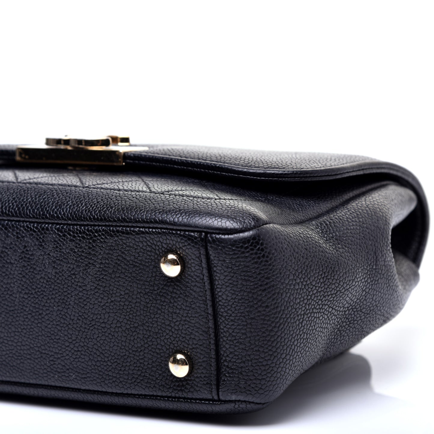 Caviar Quilted Small Flap Black